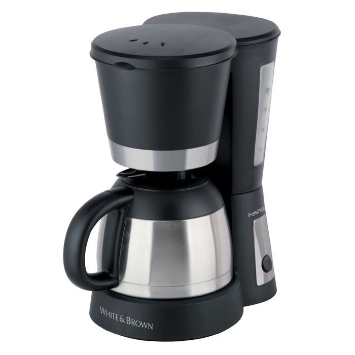 WHITE & BROWN FA833 Cafetière filtre avec verseuse isotherme
