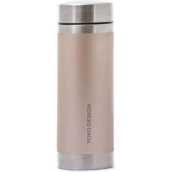 YOKO DESIGN Bouteille isotherme avec filtre à thé - Irisé or - 350 ml