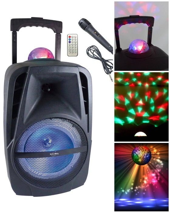 Enceinte Sono Portable MSD KA116-BOWL – 450W, Bluetooth V5.0, Karaoke - vue 2