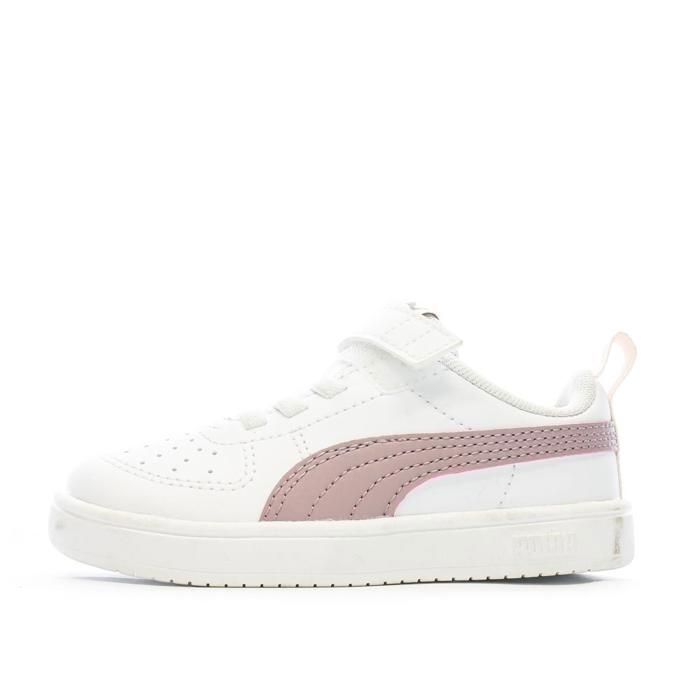 Baskets - Puma - Rickie - Mauve/Blanche - Textile - Enfant Fille