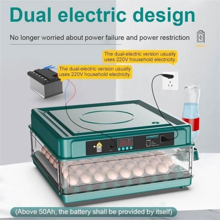 Comparer les prix de Incubateur dufs 15 ufs Retournement automatique et contrle de la temprature et rapprovisionnement du lit deau wake
