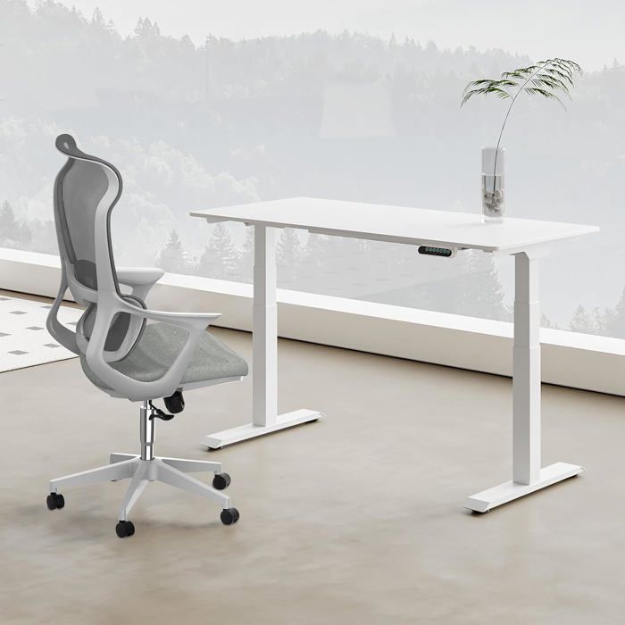 FLEXISPOT Chaise Bureau Pliante Ergonomique - Support Lombaire - Accoudoirs Réglables - Vert
