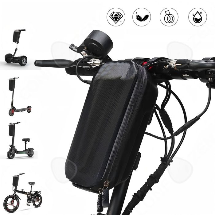 Sac Sous Selle Zefal Deluxe - Noir, Petit - Fermeture éclair Et Boucle - Neuf