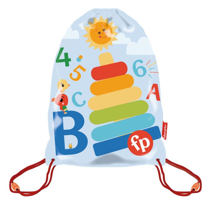 Sac de gym - Fisher-Price - 33x44 cm - 100% polyester - Enfant mixte Sac de gym - Fisher-Price - 33x44 cm - 100% polyester - Enfant mixte