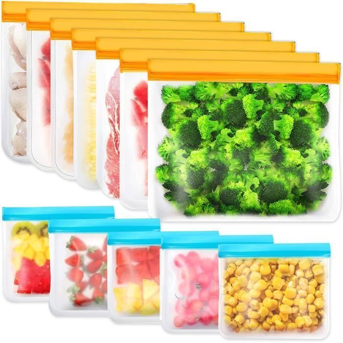 Lot De 4 Sacs De Conservation Réutilisables Stasher - Silicone - Plusieurs Tailles