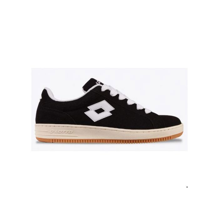Lotto Sneakers Unisex Classiques et Polyvalents Lotto Yarin – Noir Taille 45 EU