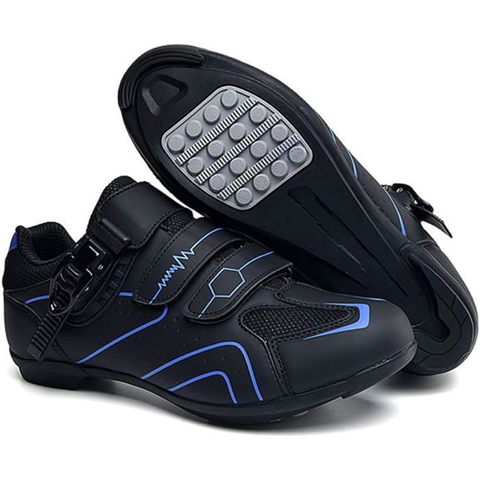 Chaussures de Vélo de Route et de Montagne en Fibre de Carbone Respirantes Chaussures de Sport Assistées avec Bandes Chaussures de Vélo de Route et de Montagne en Fibre de Carbone Respirantes Chaussures de Sport Assistées avec Bandes