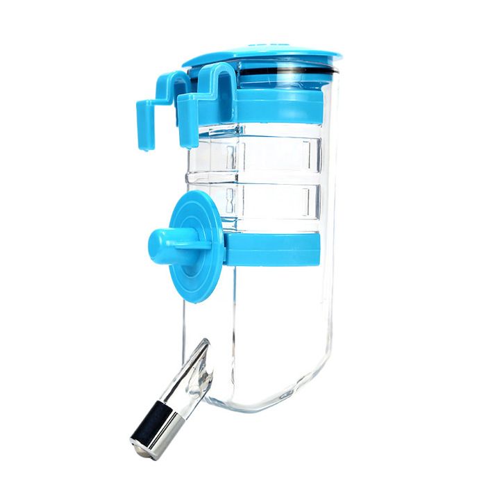 Bouteille deau anti-goutte pour lapin 350 ml/12 oz distributeur deau suspendu pour cage de chien bouteille deau pour animaux de