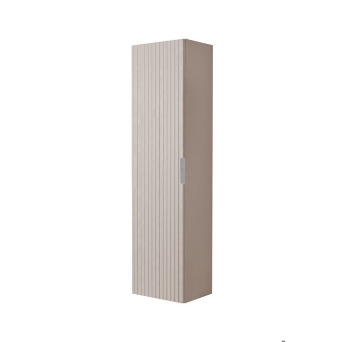 Colonne de salle de bain - 3XE LIVING - Cachemire - 35 x 27 x 136 cm - Suspendue - Porte réversible