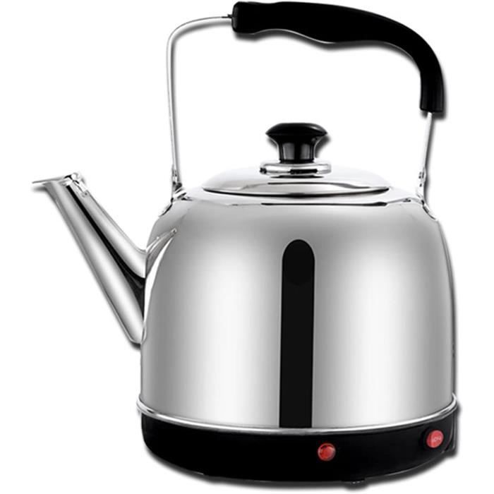 Bouilloire à Thé En Acier Inoxydable 1.2L Avec Thermomètre - Bec Col De Cygne, Pour Cuisine Et Salon De Thé - 9