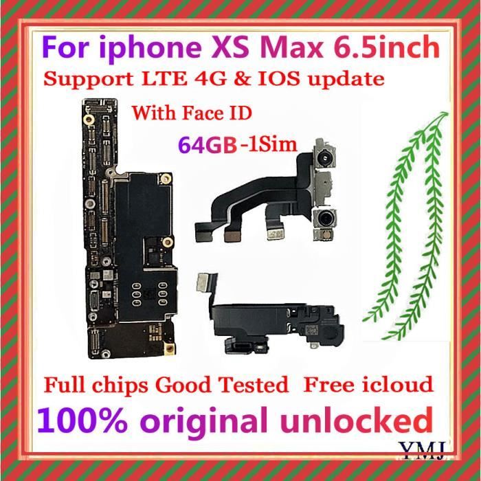 512 Go SANS ID de visage-Carte mère avec iCloud gratuit pour iPhone 11 Pro, avec puces testées