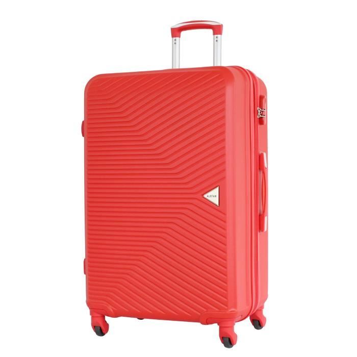 alistair "iron" valise grande taille 75 cm - rouge