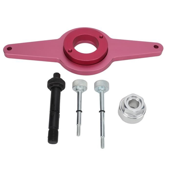 Bisenya Kit d'outils de maintien d'amortisseur de vibrations T10531, outil de démontage de poulie de vilebrequin, convient au moteur 4 cylindres 1.8L 2.0L TFSI Bisenya Kit d'outils de maintien d'amortisseur de vibrations T10531, outil de démontage de poulie de vilebrequin, convient au moteur 4 cylindres 1.8L 2.0L TFSI