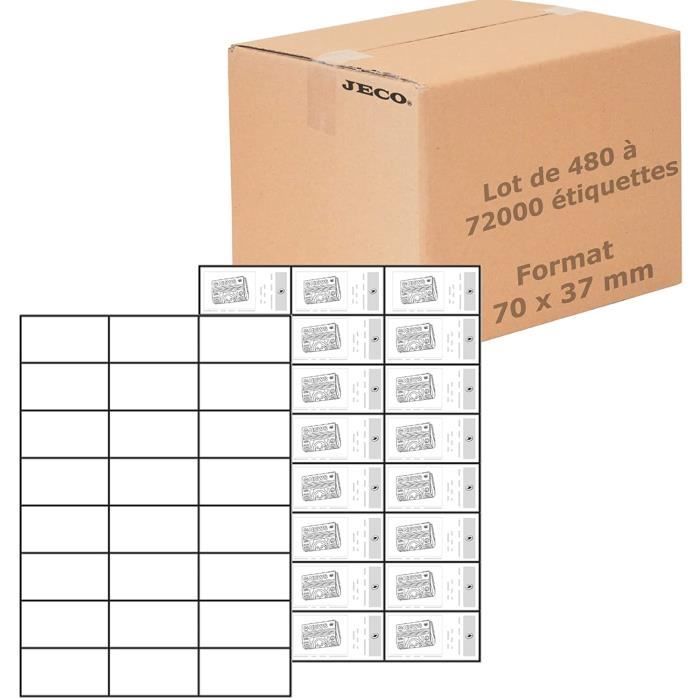480 étiquettes Thermiques Transparentes 12x40 Mm - Résistantes à L'eau Et à L'huile - Pour Cuisine, Cosmétiques, Bureau - 4