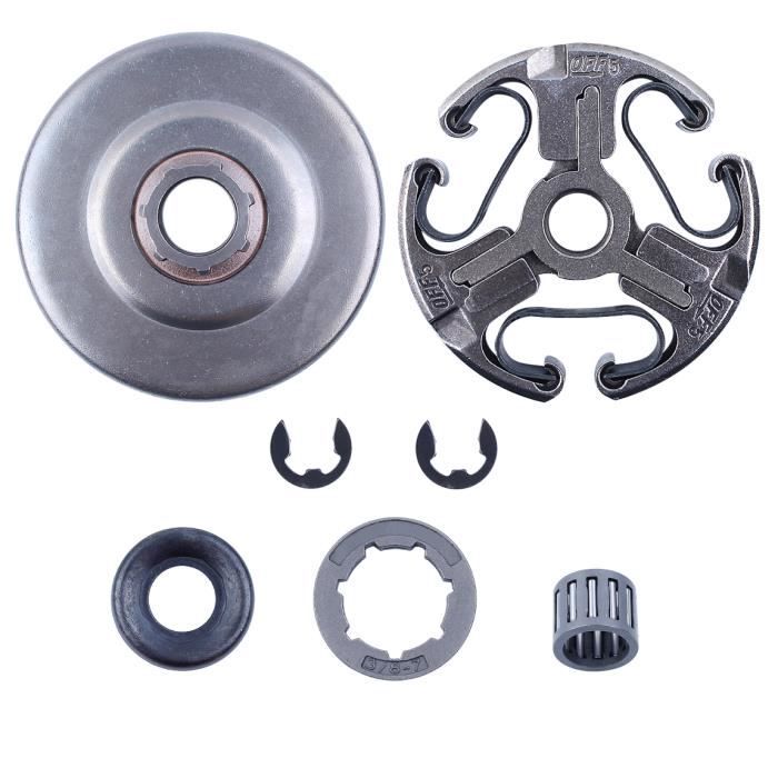 Kit de roulement de rondelle de jante de pignon de tambour dembrayage pour Husqvarna 365 372 XP 372XP Tronçonneuse 3/8 Pas 7