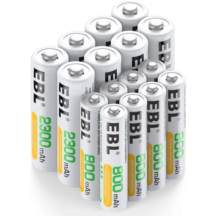 Energizer Piles Rechargeables AA, Recharge Power Plus, Lot de 16