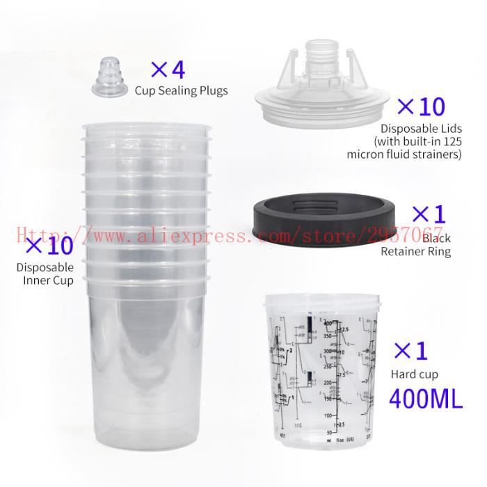 Gobelet De Coulage Peinture 2/3/4/5 Canaux - Diviseur Acrylique Silicone Pour Artistes Et DIY - 60ml Par Canal
