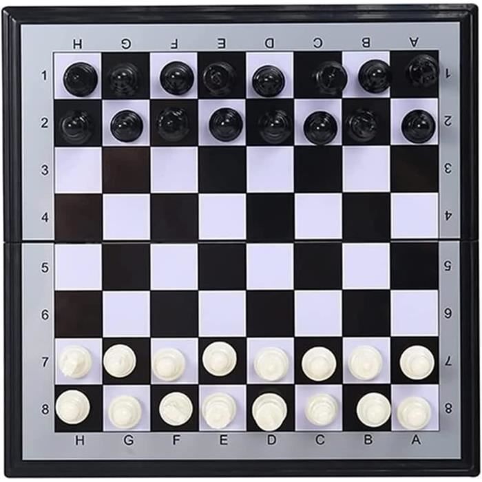 Jeu D'Échecs Magnétique Pliable Voyage - Échiquier Éducatif Pour Enfants Et Famille