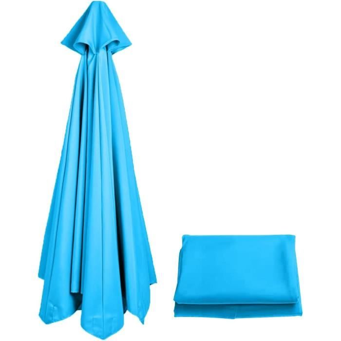 Toile De Remplacement Pour Parasol HonunGron - 2m à 3m, 6 Ou 8 Baleines - Polyester Anti-UV Imperméable - Multiple Couleurs
