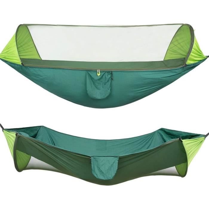 Hamac Avec Moustiquaire 4' X 8' - Parfait Pour Camping, Randonnée Ou Jardin - Livraison Rapide Depuis Les USA