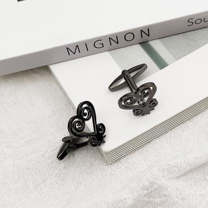 Bouton Manchette Homme Chic BOUTON DE MANCHETTE,3--Boutons De Manchette Français Pour Chemise Et