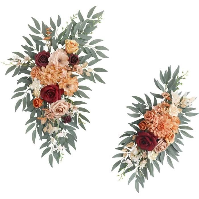 Fleurs Artificielles Mariage Ponatia - Lot De 2 - Bleu Poudré