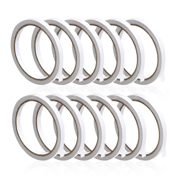Ruban Adhésif Double Face APLI – 15 Mm X 10 M – Pour Travaux Manuels, Décoration, Réparations