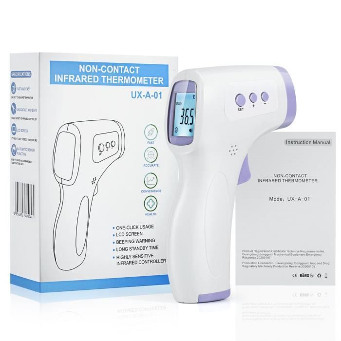 numérique thermomètre sans contact infrarouge Frontal bébé/adulte 