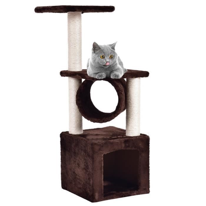 Costway Arbre A Chat Griffoir Messages Animaux 30 X 30 X 90 Cm Jouet De Sauter Pour Chat Colonne En Sisal Brun Cdiscount Animalerie Costway Arbre A Chat Griffoir Messages Animaux 30 X 30 X 90 Cm Jouet De Sauter Pour Chat Colonne En Sisal Brun Cdiscount Animalerie