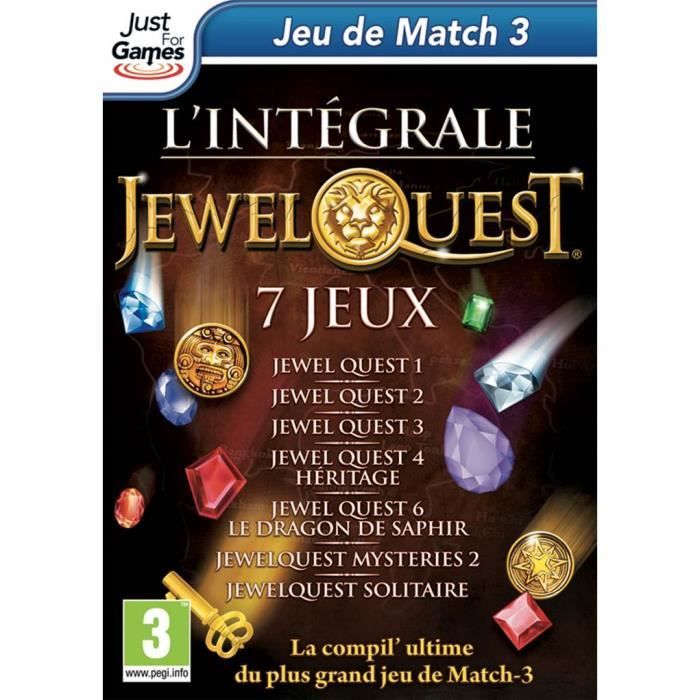 Just For Games Jewel Quest Lintégrale Jeu PC