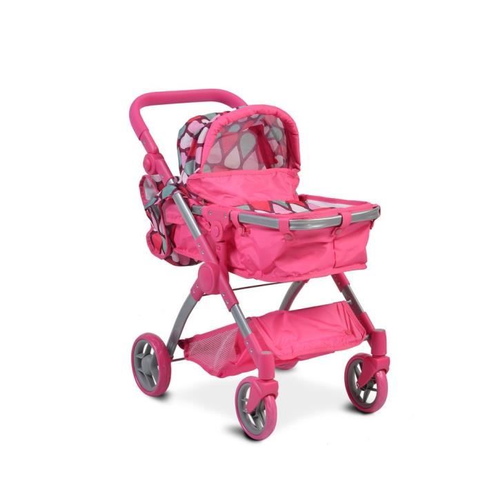 Moni chariot de poupÃ©e buggy Vicky 9620 poignÃ©e de poussÃ©e rÃ©glable en  hauteur - Cdiscount Jeux - Jouets