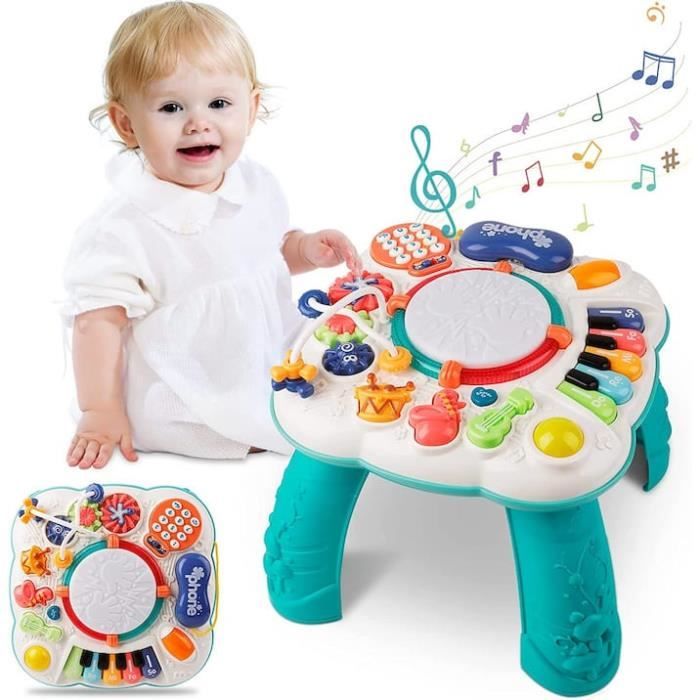 Table activite bebe 11 en 1 jouets musicale table d apprentissage jouets musicaux pour enfants jeux eveil educatifs bebe jouet Cdiscount Jeux Jouets