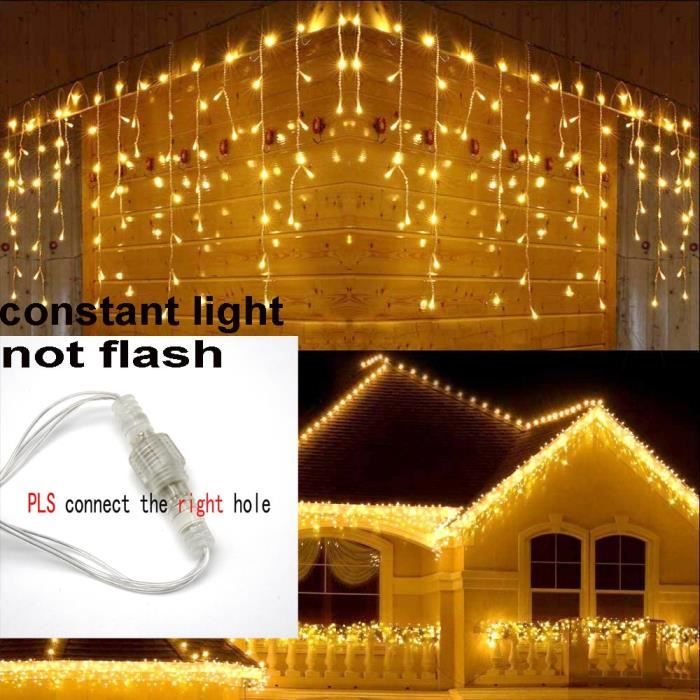 3x3m Guirlande 240 DEL Intérieur/Extérieur Guirlande Lumineuse Blanc Chaud éclairage de Noël 3x3m Guirlande 240 DEL Intérieur/Extérieur Guirlande Lumineuse Blanc Chaud éclairage de Noël