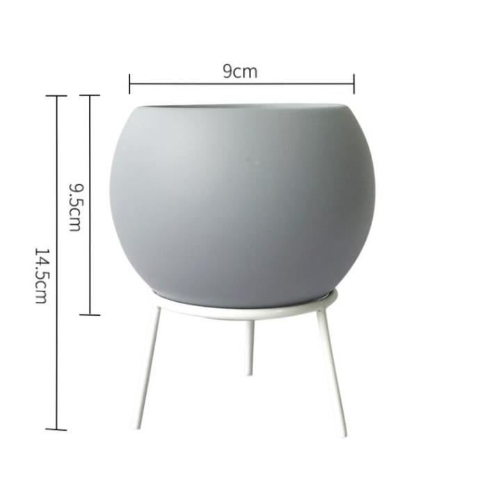 Midcentury Support Pot De Fleurs Moderne En Métal – Support Pour