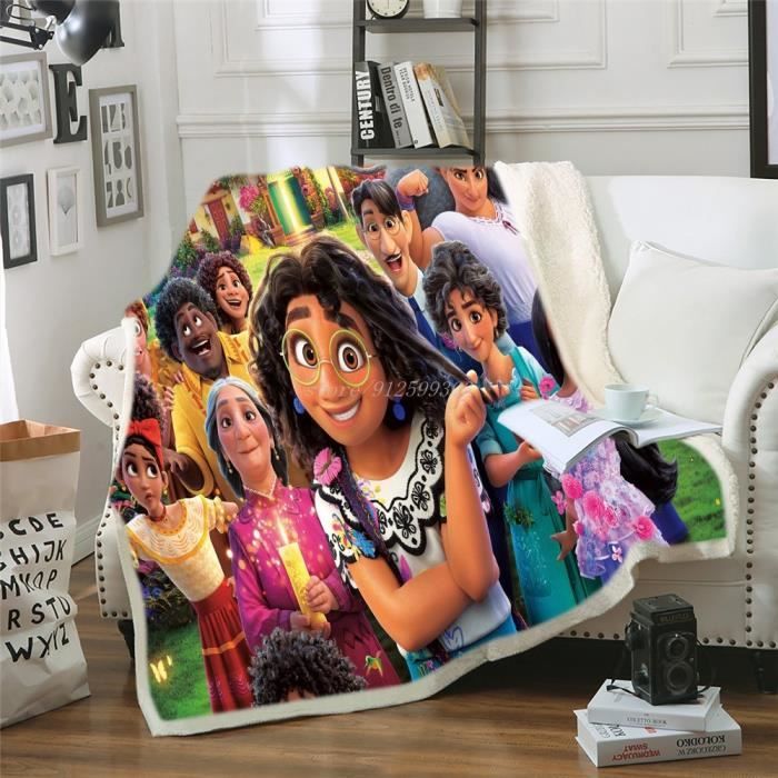 Couverture Polaire Enfant 150x200 Cm - Motif Voiture De Police, Recto Imprimé Verso Sherpa - 4