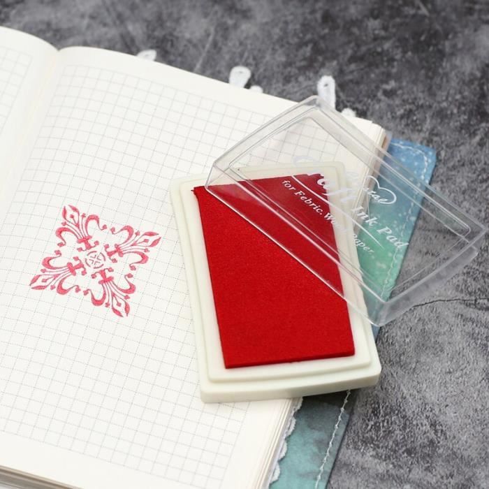 Tampon encreur pour tampon Tampon encreur 24 couleurs, tampon encreur