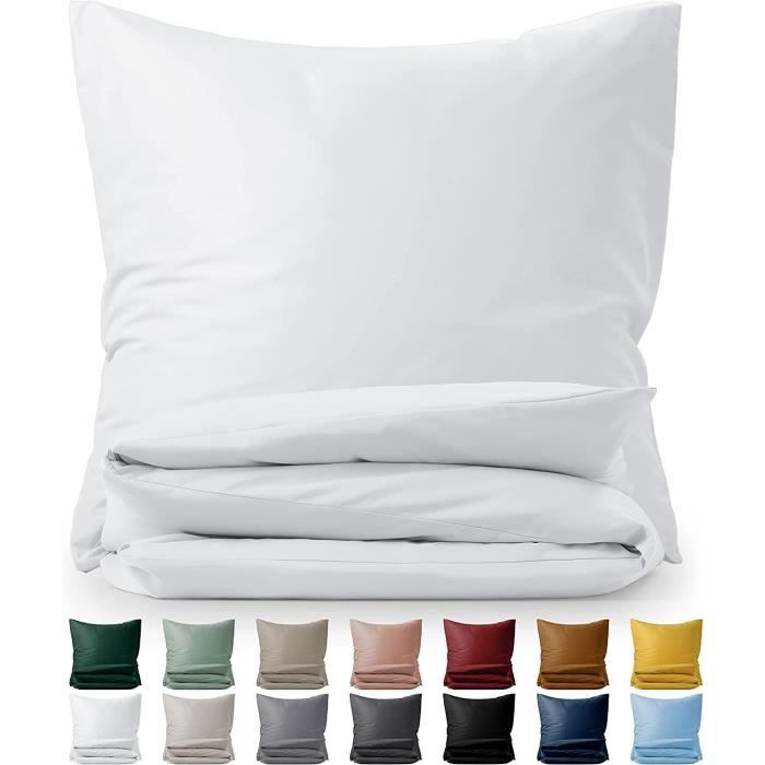 NSNLGSGC Housse De Couette Anti-Acariens 200x200 Cm – Hypoallergénique Avec Fermeture Éclair – Protection Complète Couette & Allergies
