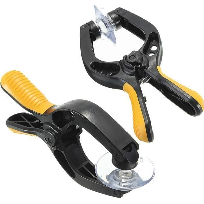 Kit De 2 Pinces à Ventouse Pour Ouverture D'Écran - Outil Réparation Smartphone Et Tablette 16x8,5 Cm