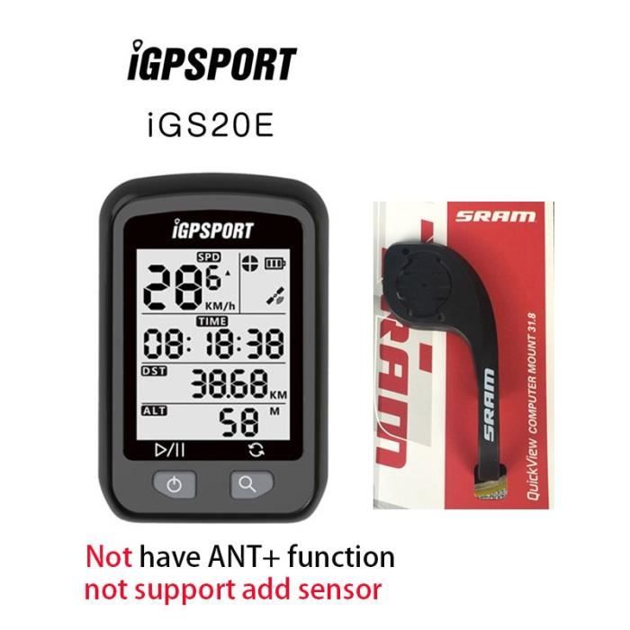 Ordinateur de vélo GPS sans fil IPX6 Étanche Vélo Compteur de
