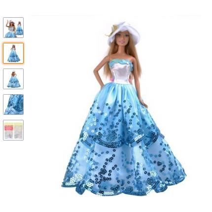 robe barbie fille