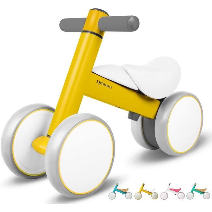 Velo Bebe Draisienne 1 3 Ans Fille Garcons Velo Enfant Sans Pedales Siege Guidon Reglables Premier Anniversaire Cadeau Bebe Jouet Cdiscount Jeux Jouets