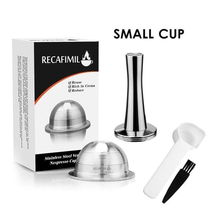 Lot De 4 Filtres à Café Réutilisables En Acier Inoxydable - Pour Machine à Café, Avec Poignée, Lavables - 5