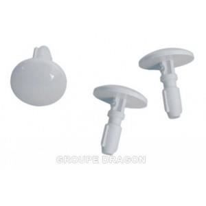 Bouton programmateur horloge x3 pour four BRANDT VMP640B1 VEDETTE KVP661W U729BT111 BP411WU11 - vue 2