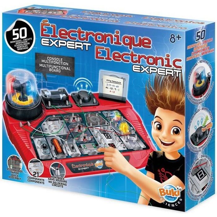 BUKI Jeu de construction Electronique Expert- + 8 ans - Cdiscount Jeux -  Jouets