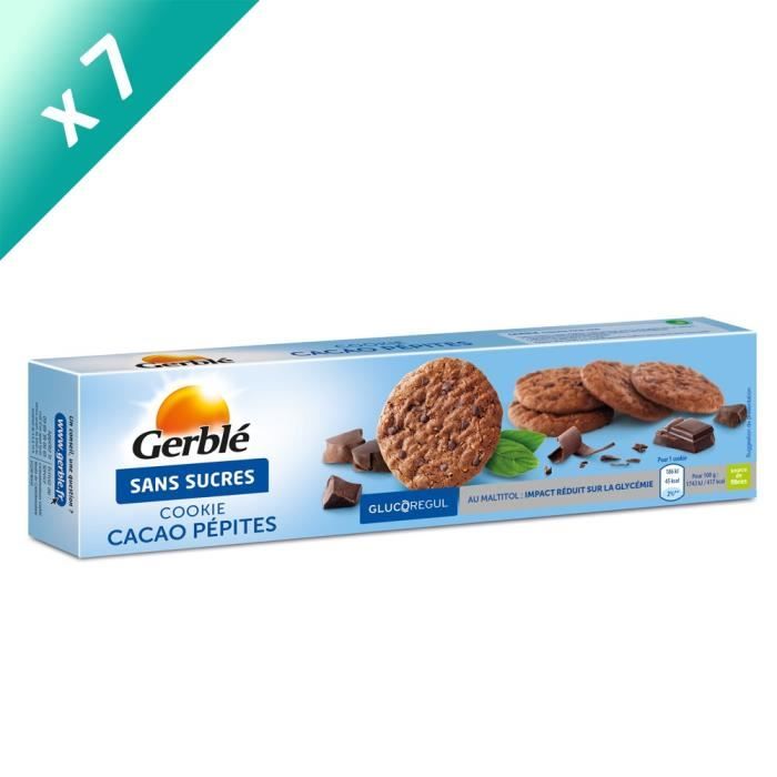 Lot De 7 Gerble Cookies Aux Pepites De Chocolat Et Cacao 130 G Cdiscount Au Quotidien