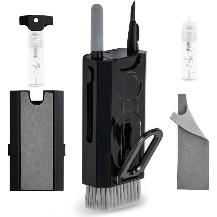 8 en 1 Kit de Nettoyage Clavier,Kit de Nettoyage pour Appareils Photo,Outil de Nettoyage Portatif pour AirPods/Ecran PC/Téléphone
