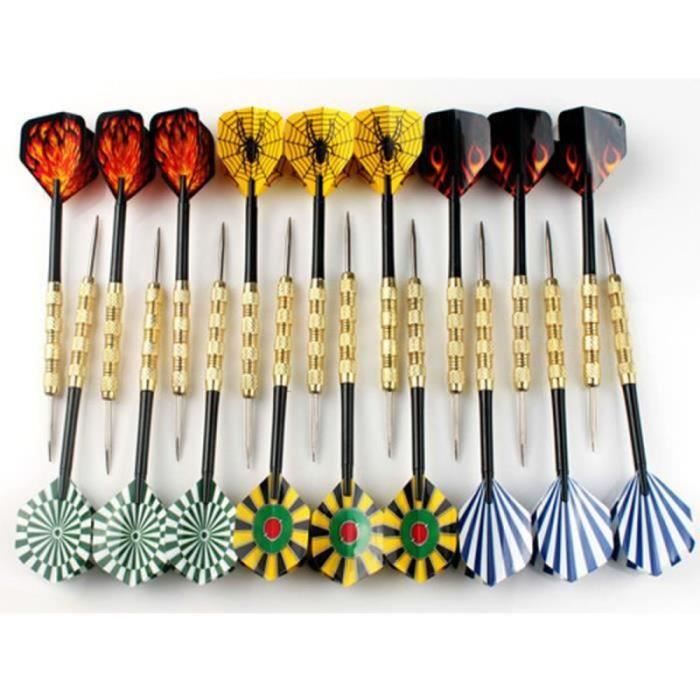 Fléchettes Winmau Thibault Tricole 23g Tungstène Pointe Acier – Set Professionnel Avec Vols & Tiges