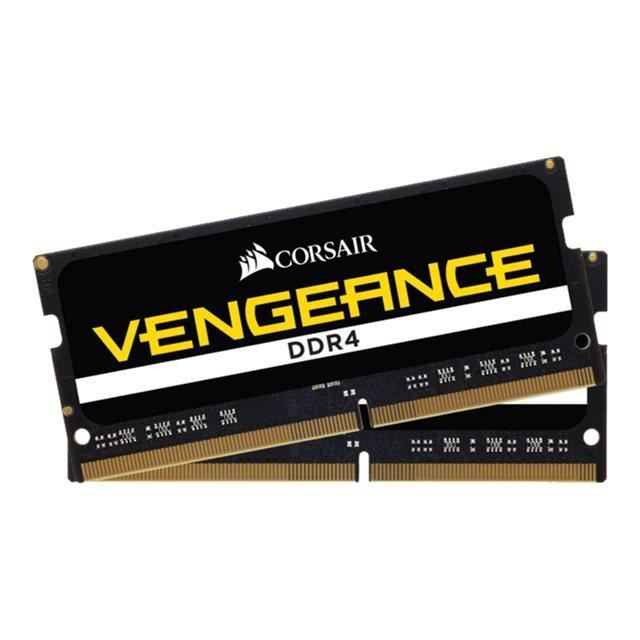 Top achat Memoire PC Mémoires CORSAIR Vengeance SO-DIMM 2 x 8 Go DDR4 PC4-21300 CL18 pas cher