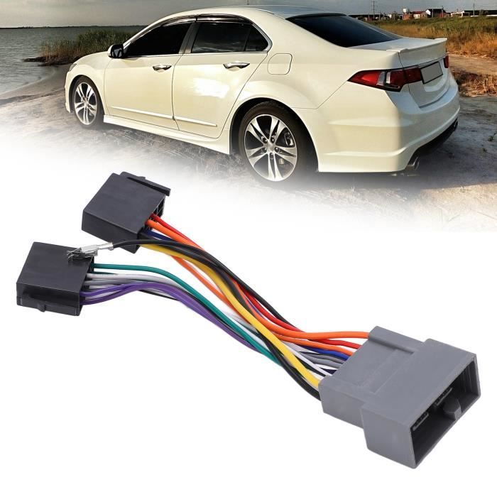 Connecteur ISO auto voiture automobile électrique du faisceau de
