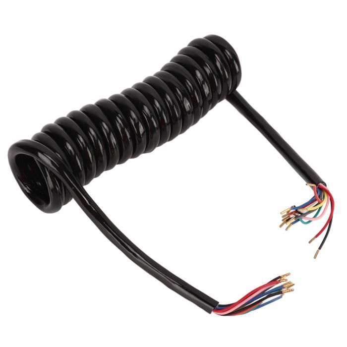 Câble de remplacement enroulé de microphone 4 broches pour talkie-walk